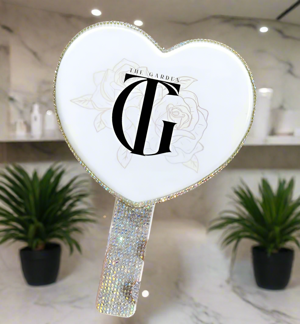 Large Handle Garden Mirror